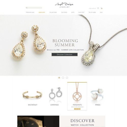 Homepage Website Perhiasan